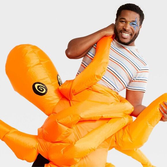 Adult Inflatable Octopus Halloween Costume One Size - Hyde & EEK! Boutique - Picture 3 of 3